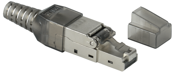 Купить IEK ITK Разъём RJ-45 FTP для кабеля категории 6A полевая заделка CS3-1C6AF-Q