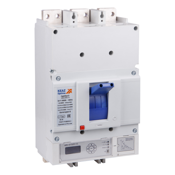 КЭАЗ Выключатель автоматический OptiMat D1000N-MR2-У3-РЕГ