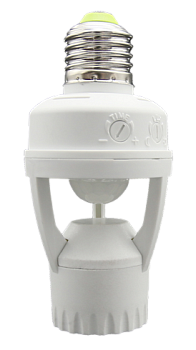 Jazzway Датчик движения PMS-IR 045 60Вт Е27 360° 6м WH IP20 .5013018