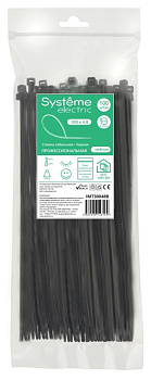 Systeme Electric Стяжка кабельная 300х4.8 Чёрная (100шт)