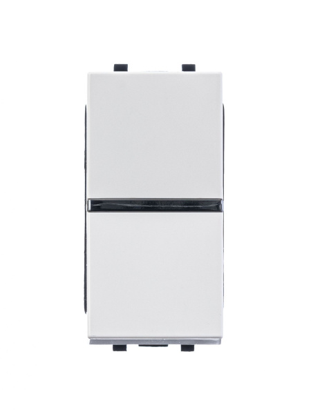 Купить ABB NIE Zenit Бел Переключатель 1-клавишный 1 мод 2CLA210200N1101