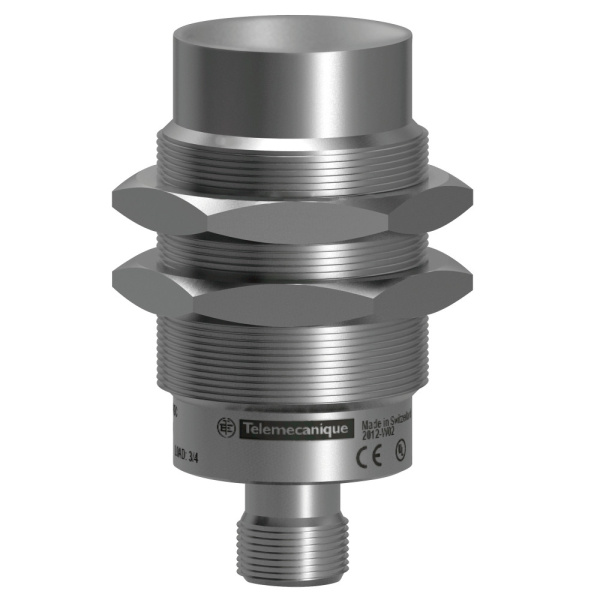 SE Датчик индуктивный цилиндрический, нерж.сталь, 30мм, М12, =12/24В (XS930S4PAM12)