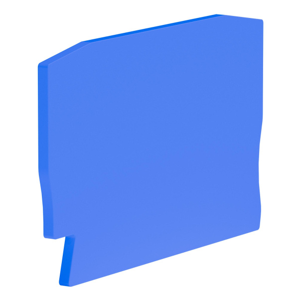 DKC Крышка для клеммы 2 точки подключения на 2,5 кв.мм. синяя ZEFC201BL