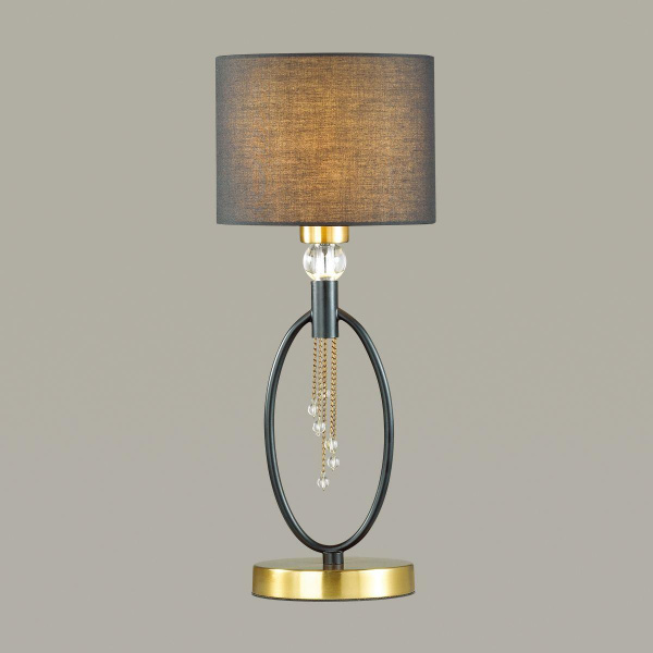 Купить Lumion 4516/1T NEOCLASSI LN21 119 античная латунь, черный Настольная лампа E27 60W 220V SANTIAGO