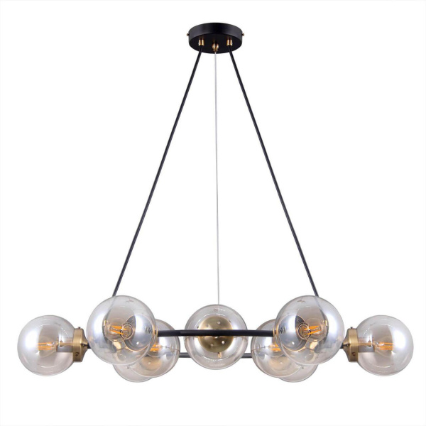 Citilux CL105195 Люстра Планета Черн+Дымч.