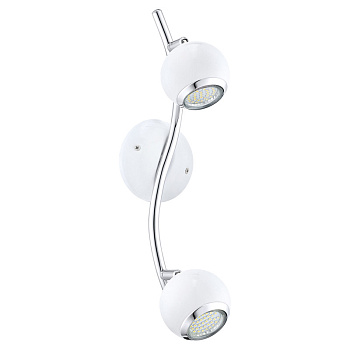 Eglo Спот LED BIMEDA, 2X3W (GU10), сталь, белый 31002
