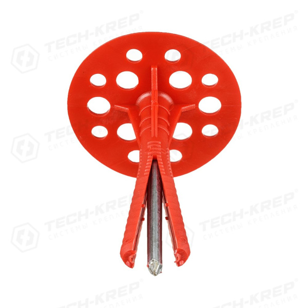 Tech-Krep Дюбель для теплоизоляции с мет. гвоздём 10х90 (50 шт) - пакет 101886