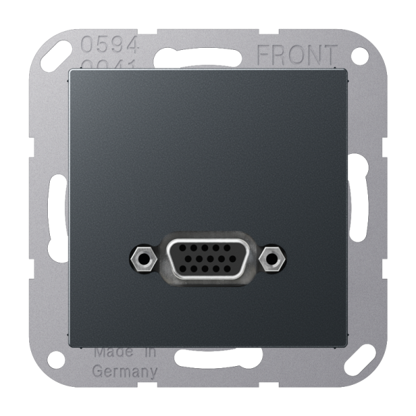 JUNG VGA (D-SUB), матовый антрацит MAA1102ANM