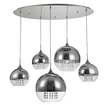 Maytoni Pendant Fermi Никель Подвес 5xE27 60W P140-PL-170-5-N