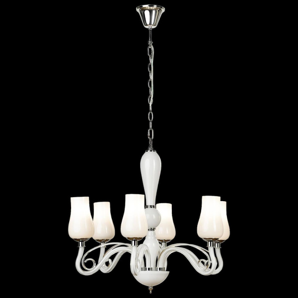 Купить Lussole LGO Металл/акрил Хром /  Стекло Люстра E14 40W LSP-8262