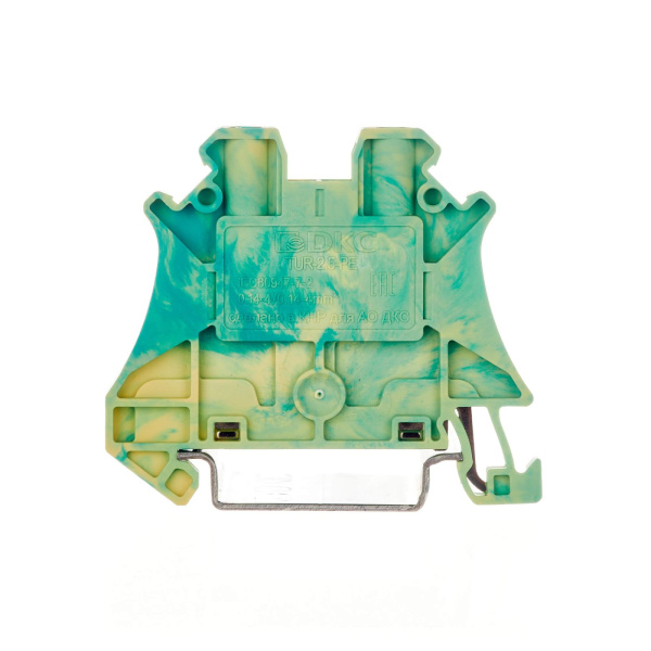 Купить DKC Nuputuk Клемма заземления, винтовой зажим, 2 точки подключения, 2.5 кв.мм