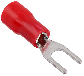 IEK Наконечник НВИ 1,25-3 вилка 0,5-1,5мм (100шт/упак) UNL10-D15-4-3-G