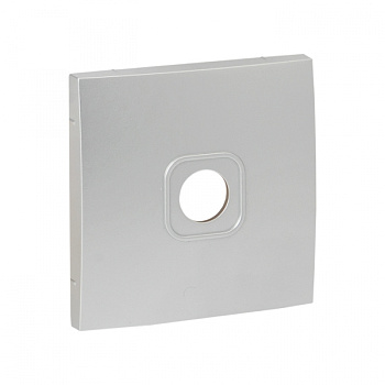 EKF PROxima Валенсия лицевая панель розетки TV 1-местная 75Ом 5-862МГц сталь