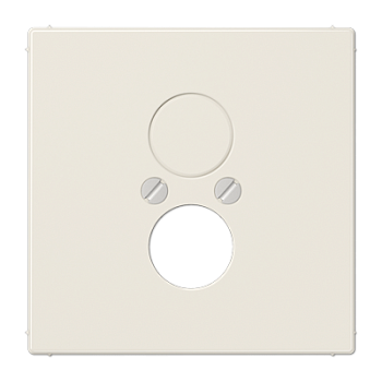 JUNG Слоновая кость Крышка для 2-х гнезд (разъемов длягромкоговорителей) LS962