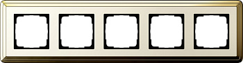 Gira ClassiX Латунь/Кремовый Рамка 5-ая 0215633
