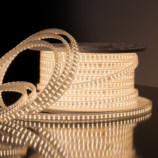 Elektrostandard LS011 220V/ Лента светодиодная Premium 220V 18W 180Led 2835 IP65, 4200K дневной белый, 50 м, двухрядная a041110