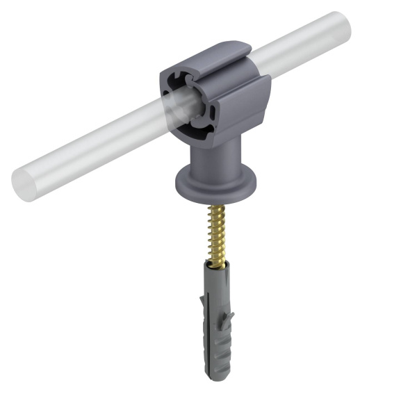 OBO Bettermann Держатель проволоки безболтовой пластиковый 5207878