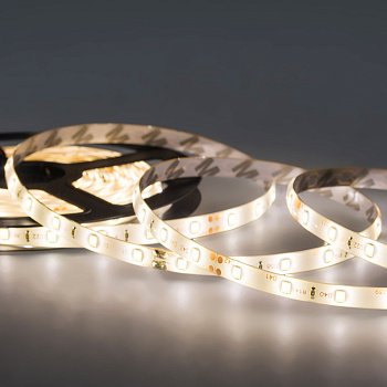 LAMPER LED лента 24 В, 10 мм,IP65, SMD 5050, 60 LED/m,ТЕПЛЫЙ БЕЛЫЙ (3000 К) 141-634