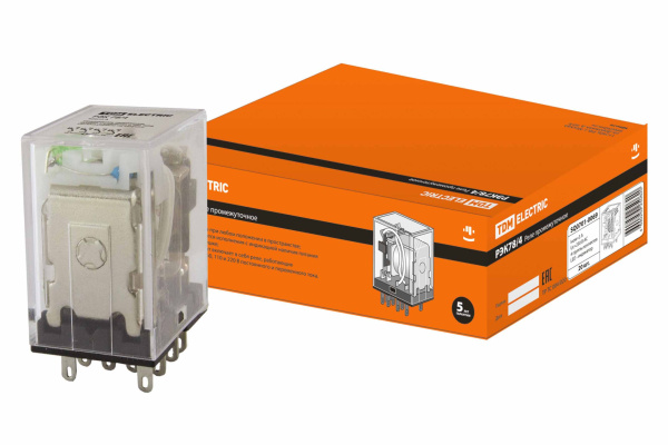 TDM Реле РЭК78/4 с инд. 3А 230В AC SQ0701-0069