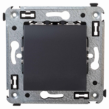 DKC Вывод кабеля из стены "Avanti", "Черный матовый"