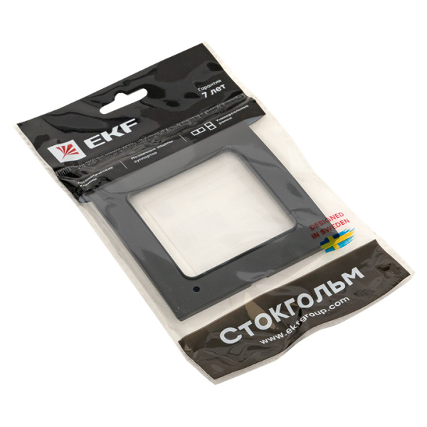 Купить EKF PROxima Стокгольм Черный Рамка 1-ая