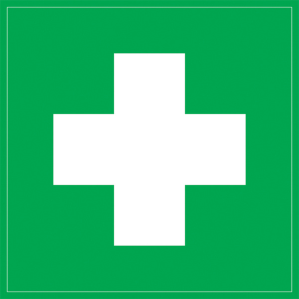 IEK Самоклеящаяся этикетка: 150х150 мм, "Медицинская аптечка"