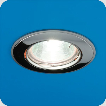 Italmac Nika 51 1 21 Светильник литой, поворотный,комбин, мат хром/хром/мат хром MR 16