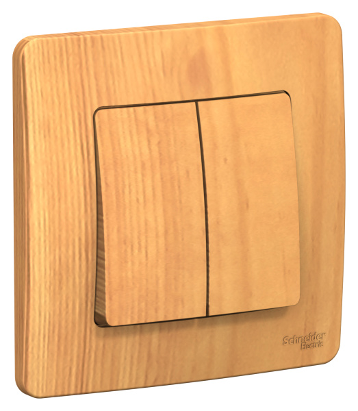 Купить Systeme Electric Blanca внутр Ясень Переключатель 2-клавишный, 10А, 250B