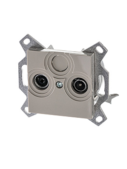 ABB EPJ Levit кофе макиато / белый Розетка TV-R, оконечная, кофе макиато 2CHH083503A6018