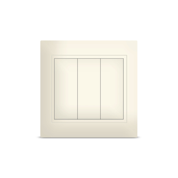 UNIVersal "Севиль" Выключатель "слоновая кость" 3 кл. Б-С0043
