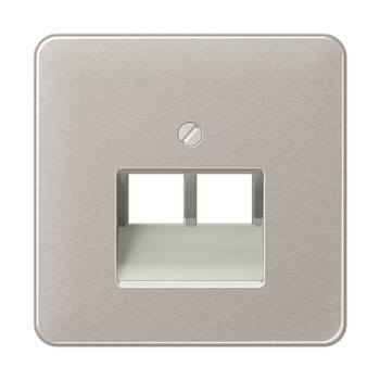 JUNG CD 500/CD plus Платина Накладка 2-ой наклонной ТЛФ/комп розетки CD569-2UAPT