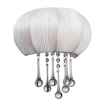 ST LUCE SL350.051.02 Бра  Хром/Белый, Бесцветный E14 2*40W