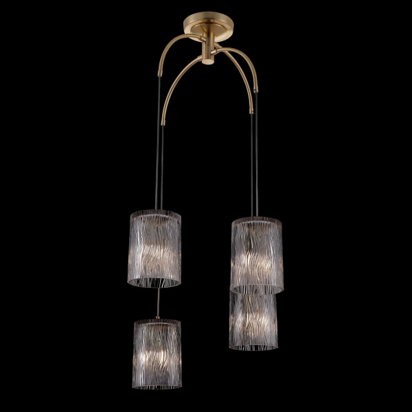 Купить Maytoni Modern Starfall Латунь Подвесной светильник MOD042PL-04BS