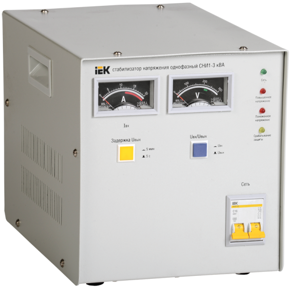 Купить IEK Стабилизатор напряжения СНИ1-3 кВА однофазный