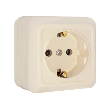 UNIVersal "Олимп" Розетка "Слоновая кость" с/з Б-О0028