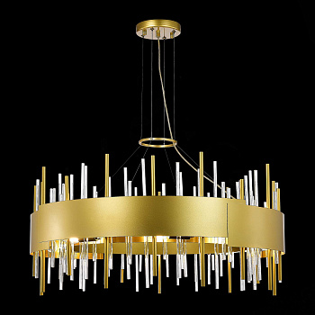 ST LUCE SL1633.203.16 Люстра подвесная Матовое золото/Матовое золото,Прозрачный E14 16*40W