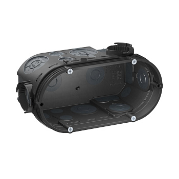 OBO Bettermann Коробка монтажная двойная UG 66-DV-L Ø60мм H66мм для скрытого монтажа герметичная 2003723