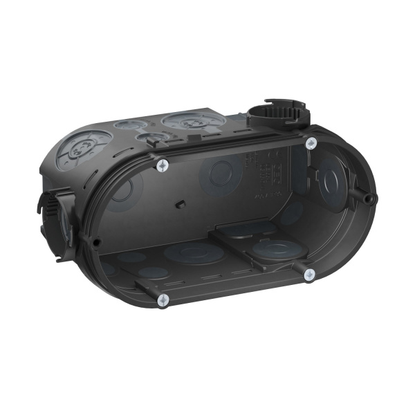 OBO Bettermann Коробка монтажная двойная UG 66-DV-L Ø60мм H66мм для скрытого монтажа герметичная 2003723