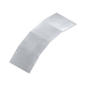 DKC Крышка на угол вертикальный внешний 45 градусов, 50х400 R300 в комплекте с крепежными элементами и соединительными пластинами,необходимыми для мон