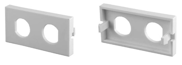 Hyperline SIP-SBB2-2BNC-WH Вставка 25х50 для 2-х проходных адаптеров BNC 27394