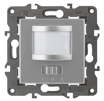 ЭРА 14-4103-03 Elegance Алюминий Датчик движения 2-проводной, 180-240В, 200Вт