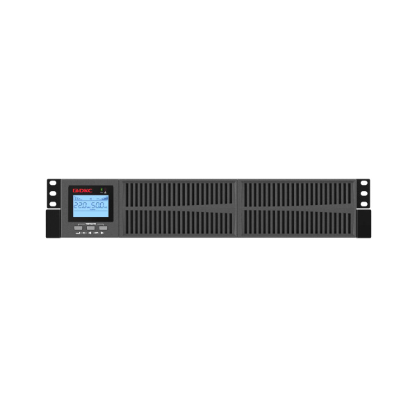 Купить DKC Онлайн ИБП ДКС серии Small Rackmount, 2000 ВА/1800 Вт, 1/1, 8xIEC C13, EPO, USB, RS-232, RJ45, Rack 2U, 4x9Ач