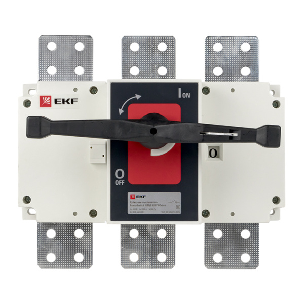 Купить EKF PROxima Рубильник-выключатель 1600A 3P c рукояткой управления для прямой установки PowerSwitch