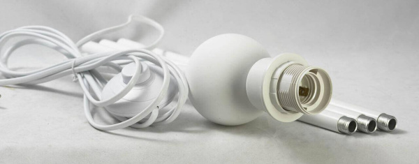 Купить Lussole LGO Металл Белый /  Ткань Торшер E27 40W LSP-0542