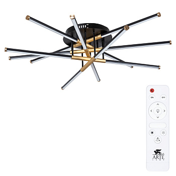 Arte Lamp A2199PL-6BK Светильник потолочный