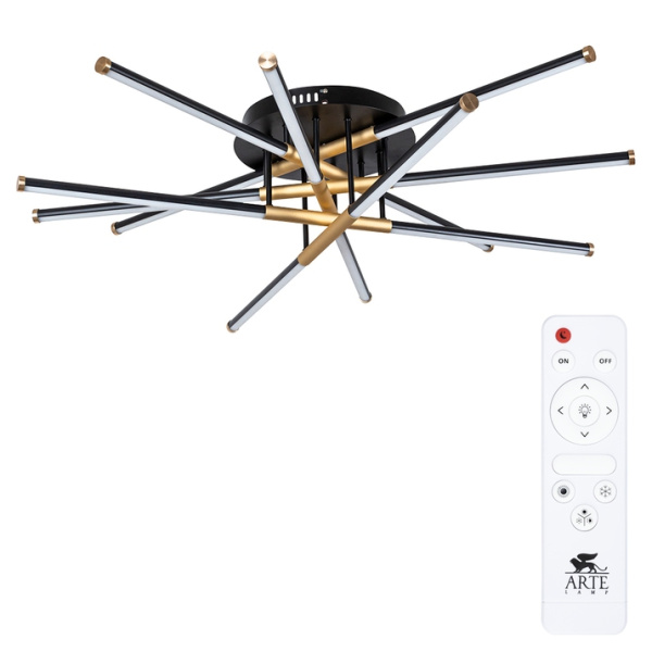 Arte Lamp A2199PL-6BK Светильник потолочный