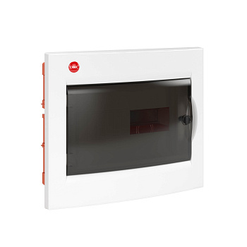 DKC Щиток встраива. с дверцей 12 мод., IP 41 , белый