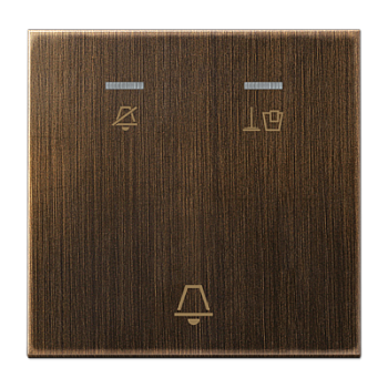 JUNG Клавиша для гостиничных кнопочных модулей 531KO5EUM24 или 531KO5EUM230, латунь Antik MECUKO5MAT