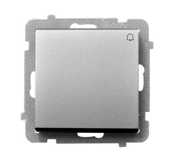 Ospel Sonata Серебро матовое Кнопка звонка , без рамки ŁP-6R/m/38