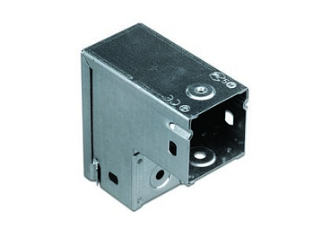 DKC Угол глухой вертикальный вниз 90 градусов 50х50, цинк-ламельный